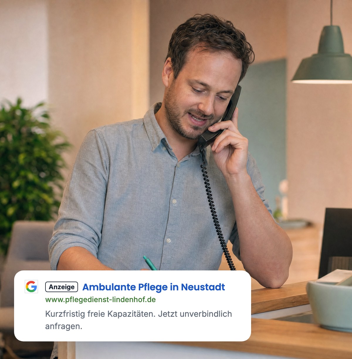 06 google ads mit suchergebnis - Pleeg Startseite - Pleeg