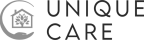 Pflegedienst Unique Care Logo Graustufen transparent